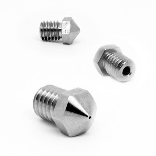 Genuine Micro Swiss Plated Wear Resistant Nozzle for MP Select Mini/ProFab Mini/Malyan M200 .3mm (M2584-03)