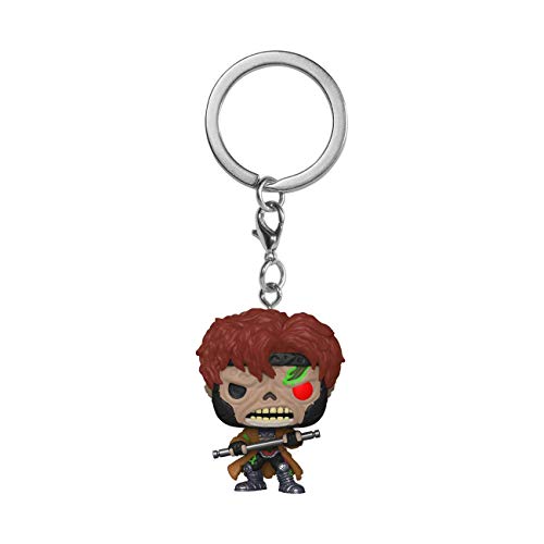 Funko 50275 POP Keychain: Marvel Zombies-Gambit Collectible Toy, Multicolour, 2 inches
