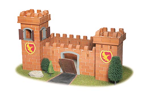 Teifoc Knight's Castle Brick Construction Set, 460+ Building Blocks, Erector Set and STEM Building Toy