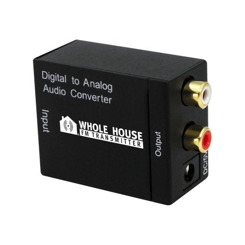 Digital Optical Coax to Analog R/L audio converter