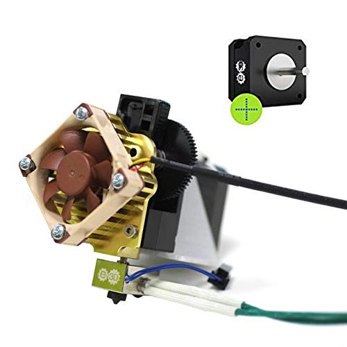 Genuine E3D Titan Aero Gold-3mm-12V-Compact but Powerful Motor (TITAN-AERO-ST-300-12V-+MTR-Gold)