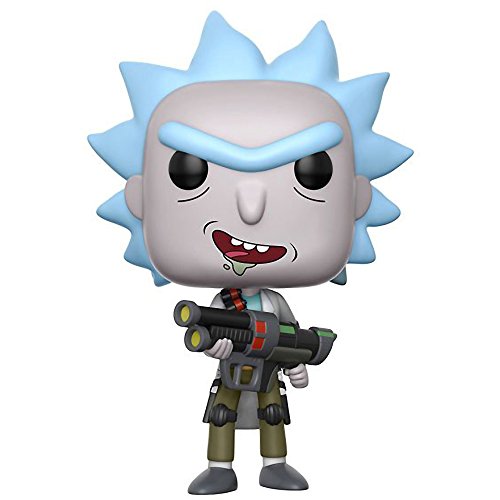 Funko Weaponized Rick (Chase Edition): Rick & Morty x POP! Animation Vinyl Figure & 1 PET Plastic Graphical Protector Bundle [#172 / 12439 - B]