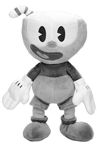 Funko Plush: Cuphead - Cuphead (Black & White) Collectible Figure, Multicolor