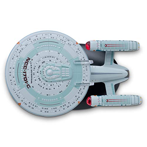 Eaglemoss Star Trek The Official Starships Collection #10: USS Enterprise NCC-1701C Ship Replica, Multi Color