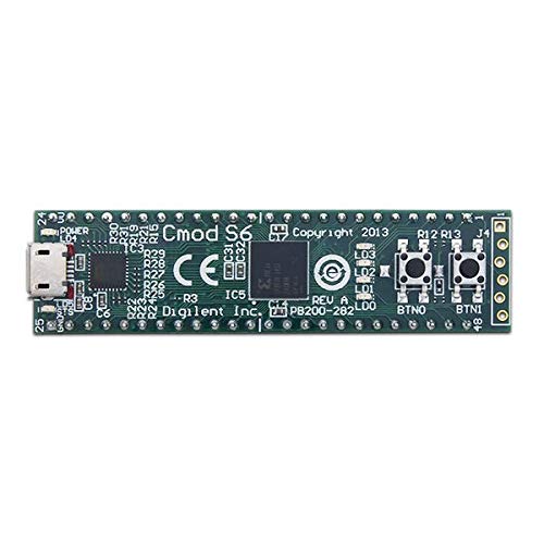 Cmod S6 Digilent Cmod S6: Breadboardable Spartan-6 FPGA Module