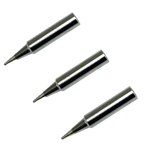 Hakko T18-B - T18 Series Soldering Tip for Hakko FX-888/FX-8801 - Conical - R0.5 mm x 14.5 mm (3 Pack)