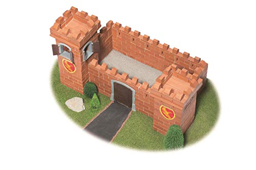 Teifoc Knight's Castle Brick Construction Set, 460+ Building Blocks, Erector Set and STEM Building Toy