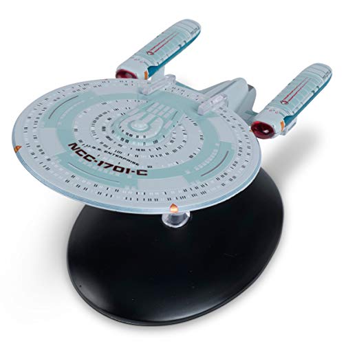 Eaglemoss Star Trek The Official Starships Collection #10: USS Enterprise NCC-1701C Ship Replica, Multi Color