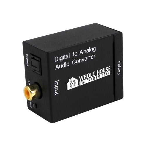Digital Optical Coax to Analog R/L audio converter
