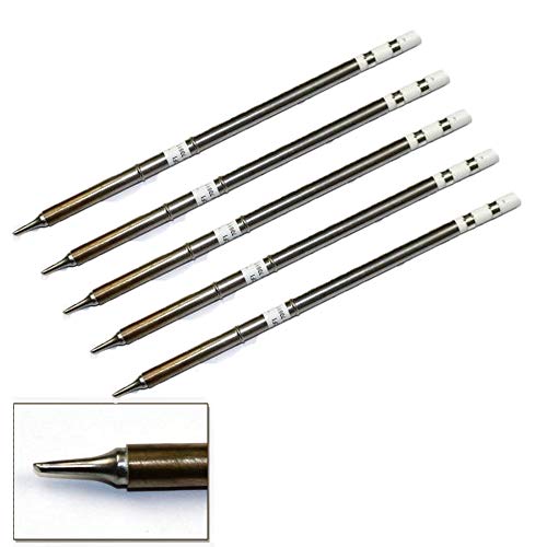 Hakko T15-BCF1 Bevel Soldering Tip for FM-202, FM-203, FM-204, FM-205, FM-206, FP-102, FP-101 and FX-951 stations (5 Pack)