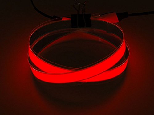 Adafruit Red Electroluminescent (EL) Tape Strip - 100cm w/two connectors [ADA445]