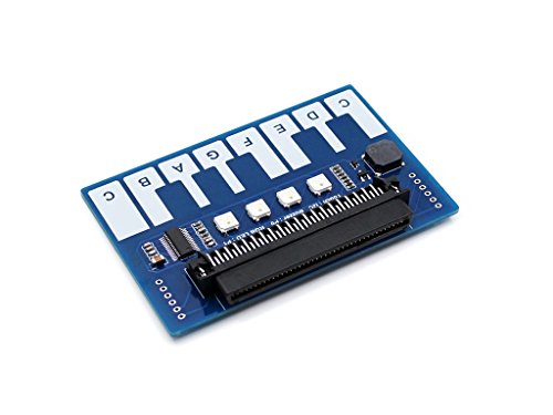 Mini Piano Module for Micro:bit, Touch Keys to Play Music 4X RGB LEDs