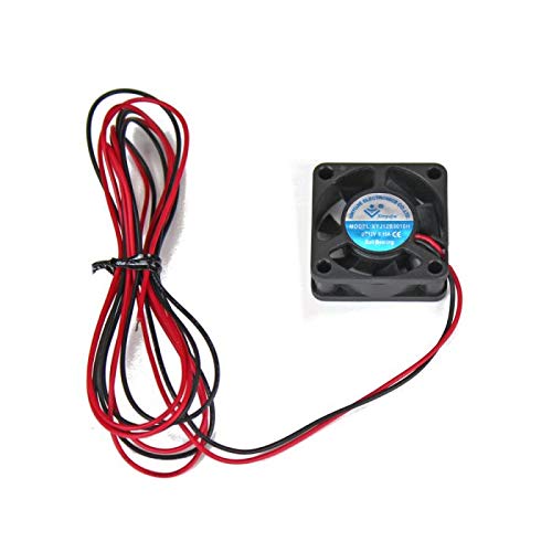 DC Fans-12V-Black-30x30x10mm (E-FAN-30-30-10-12V-BK-CABLE)