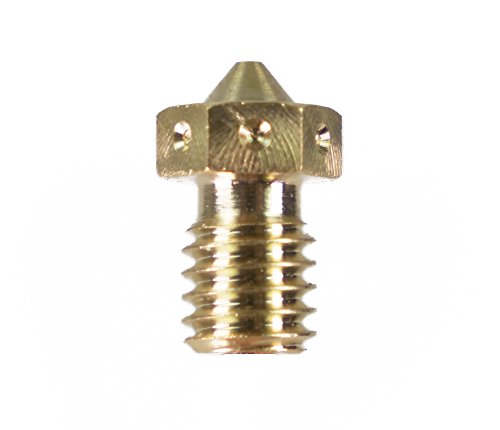 Genuine E3D Brass V6 Nozzle - 1.75mm x 0.80mm (V6-NOZZLE-175-800)