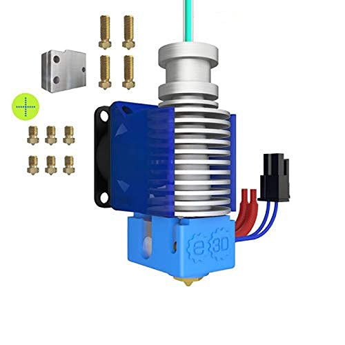 V6 All-Metal HotEnd-1.75mm-Bowden-24V-Volcano Block + Full Range of Brass Nozzles (V6-175-B-24V-POWER)