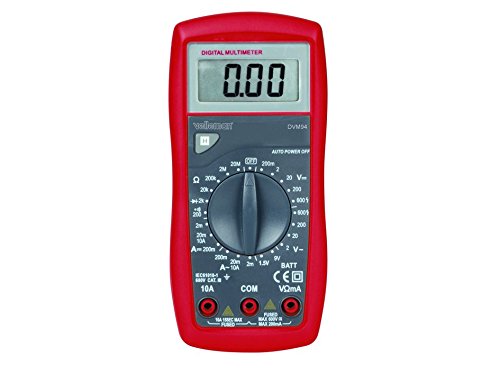 Digital multimeter - cat. iii 600 v - 10 a - data hold/diode test/batt test/buzzer functions (DVM94)