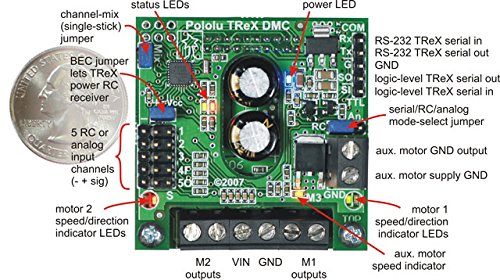 Pololu TReX Dual Motor Controller DMC01 (Item: 777)