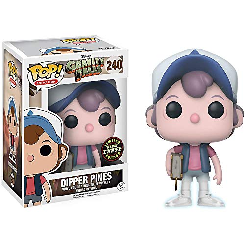 Funko Dipper Pines (Chase) Pop Animation Vinyl Figure & 1 Compatible Graphic Protector Bundle (12373 - B)
