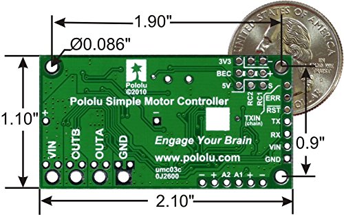 Pololu Simple High-Power Motor Controller 24v12 (Item 1379)