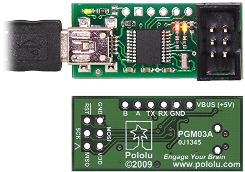 POLOLU ROBOTICS & ELECTRONICS 1300 USB AVR PROGRAMMER PROGRAMMING TOOL