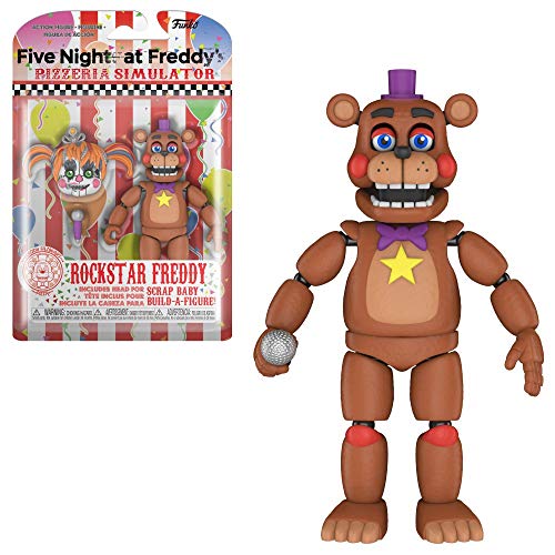 Funko Five Nights at Freddy's Pizza Simulator - Rockstar Freddy Collectible Figure, Multicolor