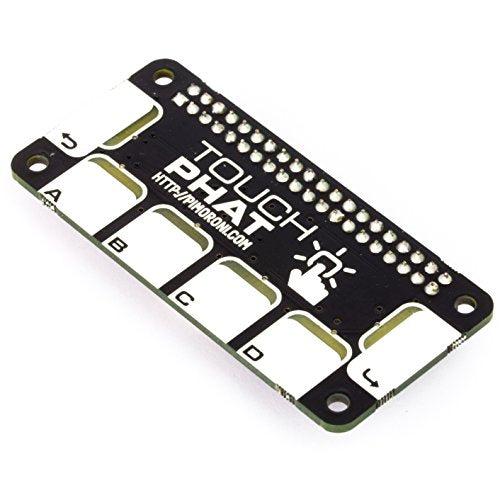 Pimoroni Touch Phat – 6 Capacitive Touch Button for Raspberry Pi – Pinout Reference Card with