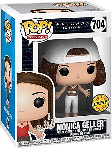Funko Pop! TV: Friends - Monica Geller Chase Limited Edition Variant Vinyl Figure (Bundled with Pop Box Protector Case)