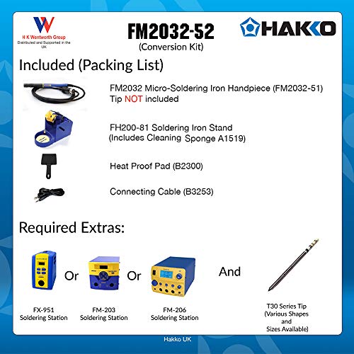 HAKKO FM2032-52 Solder Handpiece Conversion Kit