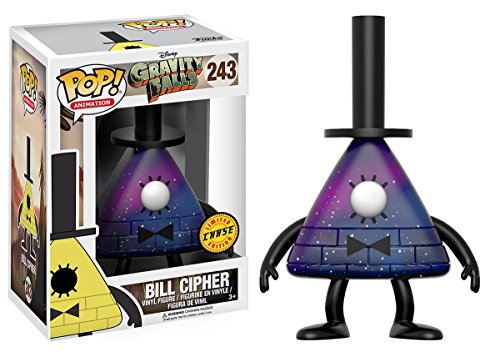 POP Disney: Gravity Falls - Bill Cipher [Purple] Limited Edition Chase Funko Pop! Vinyl Figure (Bundled with Compatible Pop Box Protector Case), 3.75 inches