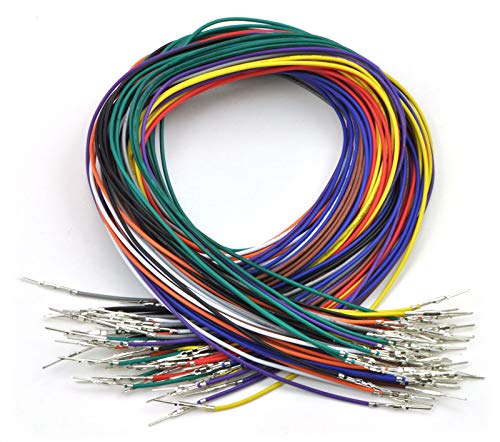 Pololu Wires with Pre-Crimped Terminals 50-Piece 10-Color Assortment M-M (Item 2008)